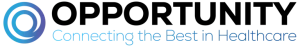 Opportunity Healthcare blue and black logo.